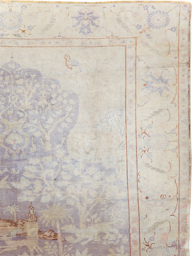 Vintage Turkish Kayseri Rug, No.15950 - Gsblank