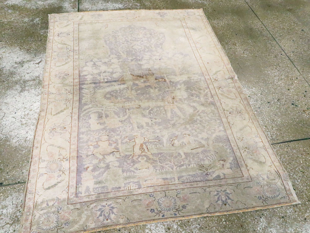Vintage Turkish Kayseri Rug, No.15950 - Gsblank