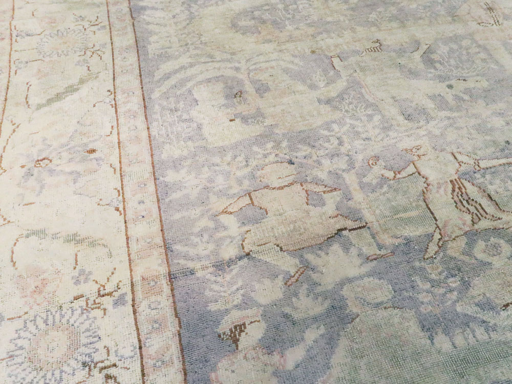 Vintage Turkish Kayseri Rug, No.15950 - Gsblank