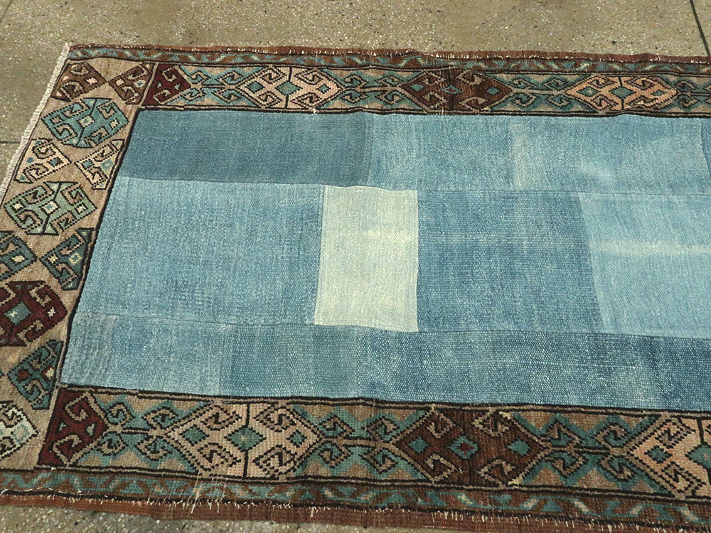 Vintage Turkish Patchwork Kilim, No.15963 - Gsblank