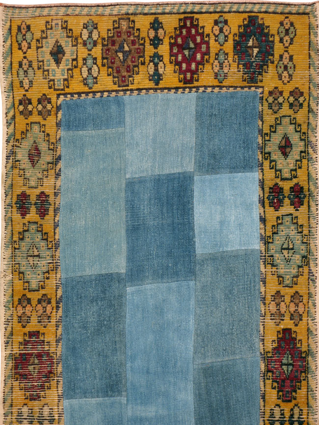 Modernist Patchwork Flatweave Kilim, No.15966 - Gsblank