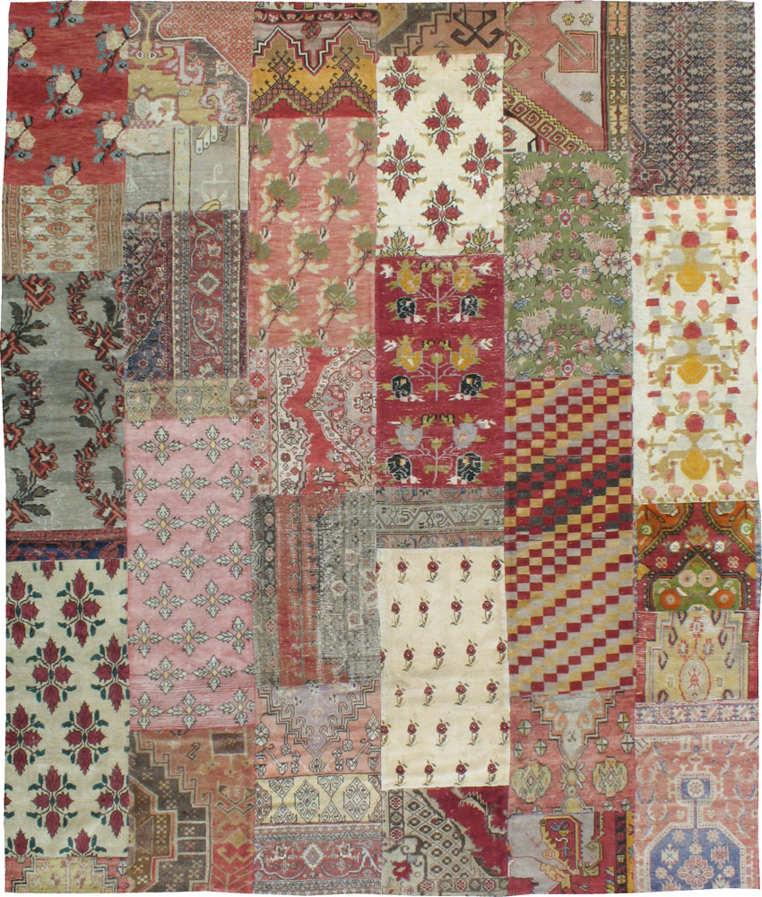 Vintage Turkish Anatolian Patchwork carpet, No.15968 - Gsblank