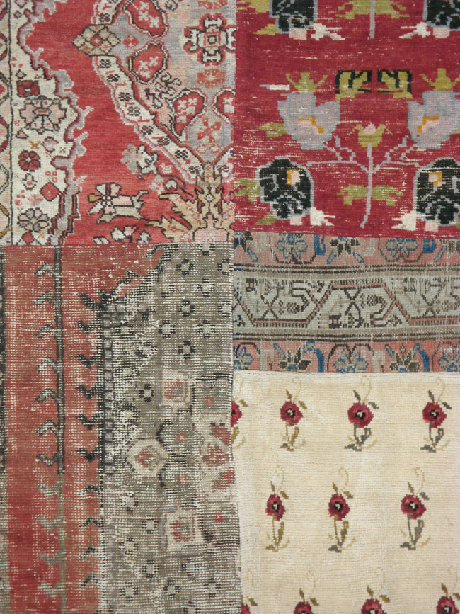 Vintage Turkish Anatolian Patchwork carpet, No.15968 - Gsblank