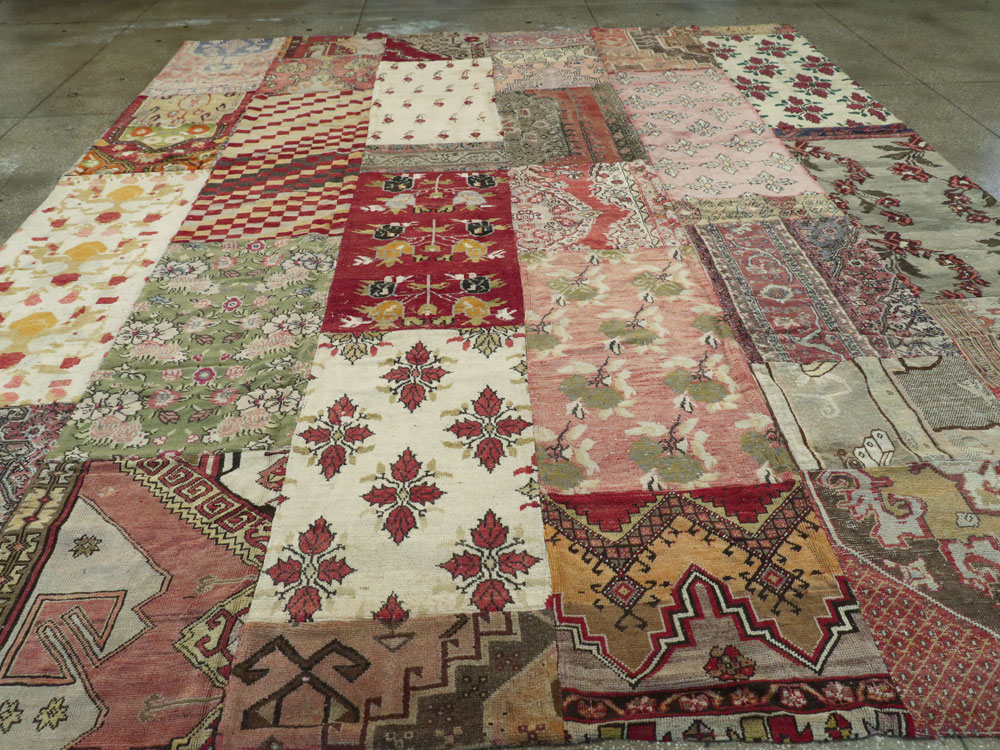 Vintage Turkish Anatolian Patchwork carpet, No.15968 - Gsblank
