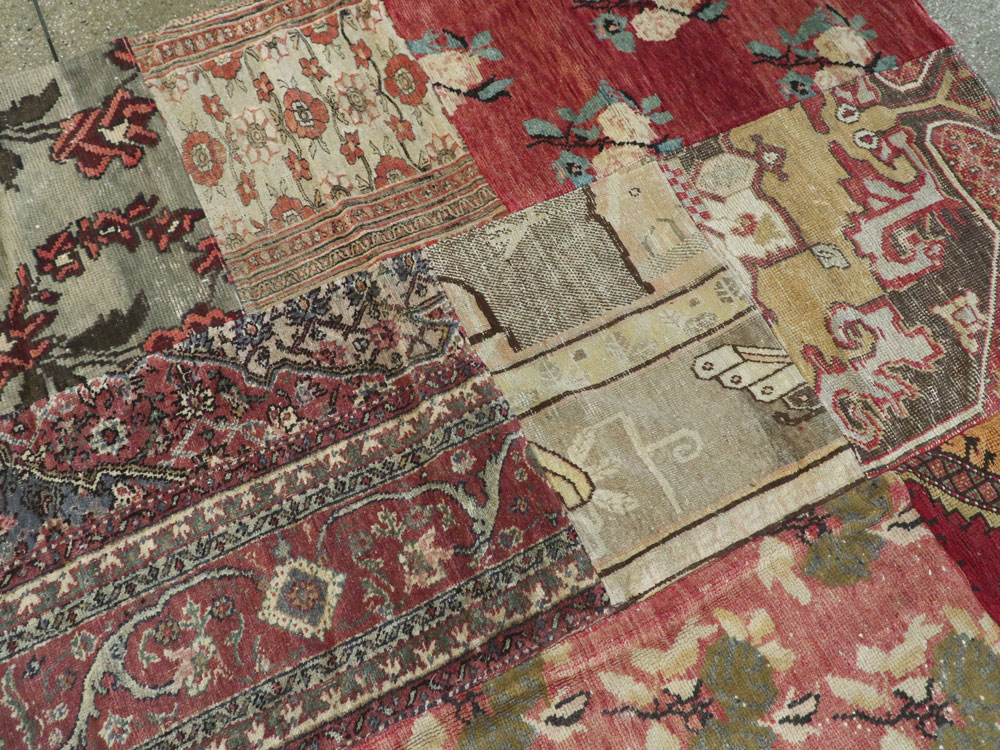 Vintage Turkish Anatolian Patchwork carpet, No.15968 - Gsblank