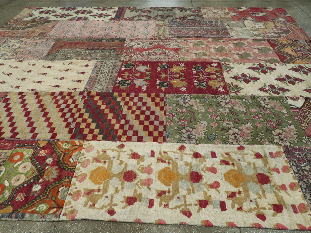 Vintage Turkish Anatolian Patchwork carpet, No.15968 - Gsblank