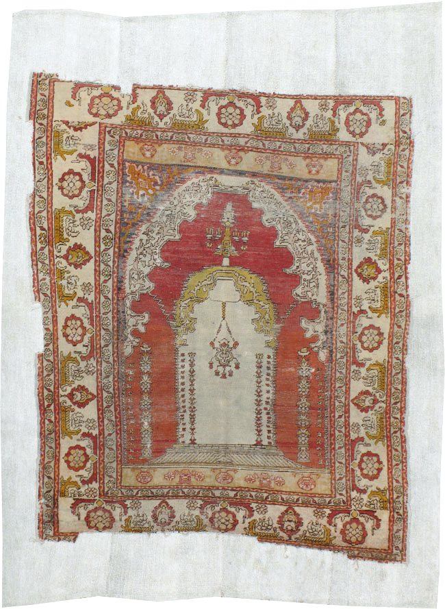 Antique Turkish Ghiordes Rug, No.15972 - Gsblank
