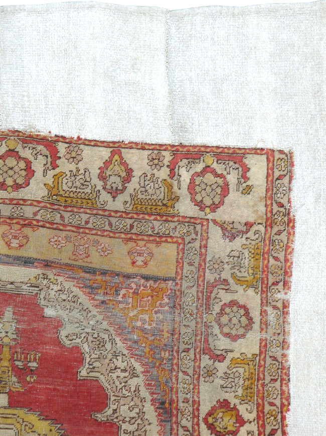 Antique Turkish Ghiordes Rug, No.15972 - Gsblank