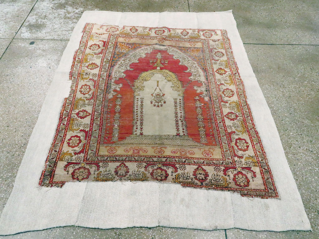 Antique Turkish Ghiordes Rug, No.15972 - Gsblank