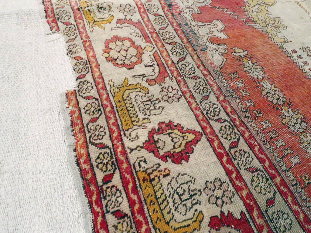 Antique Turkish Ghiordes Rug, No.15972 - Gsblank