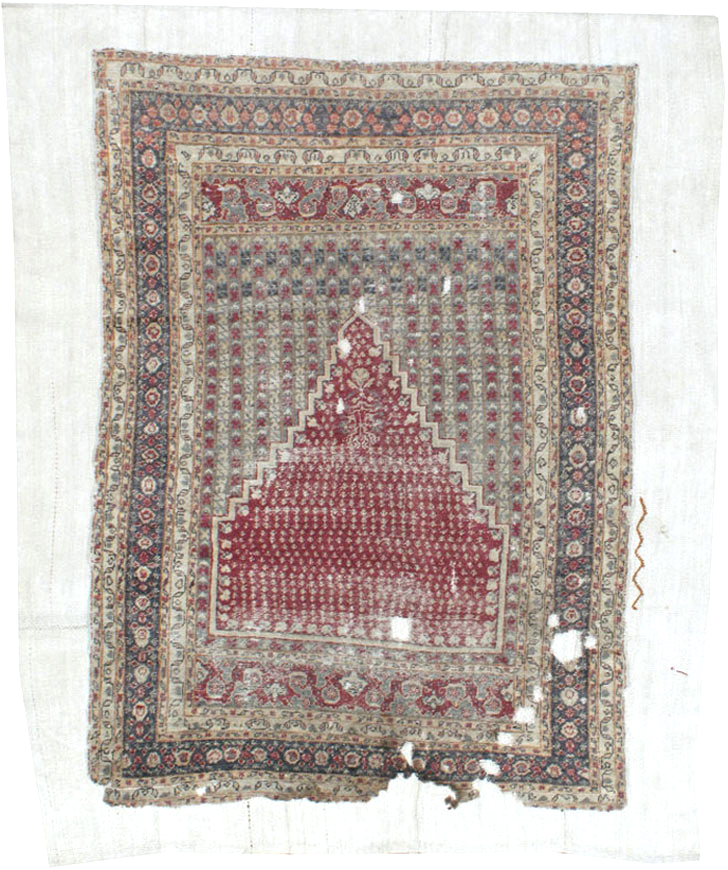 Antique Turkish Ghiordes Rug, No.15973 - Gsblank