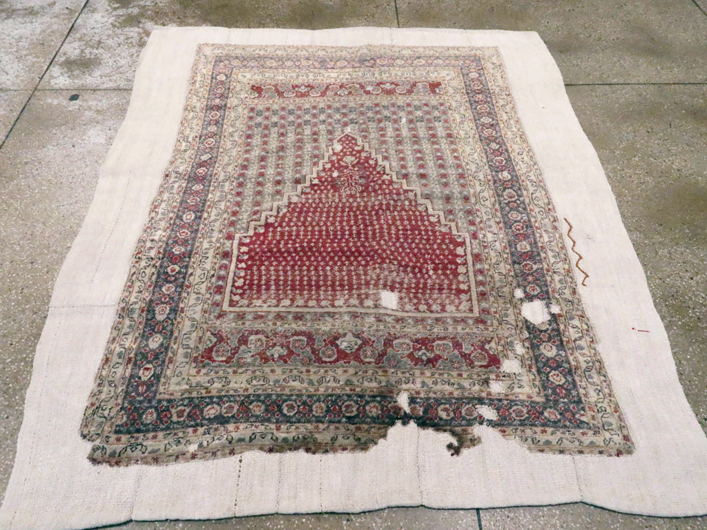 Antique Turkish Ghiordes Rug, No.15973 - Gsblank