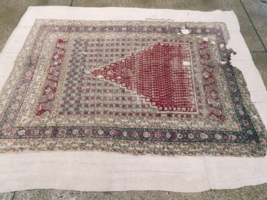 Antique Turkish Ghiordes Rug, No.15973 - Gsblank
