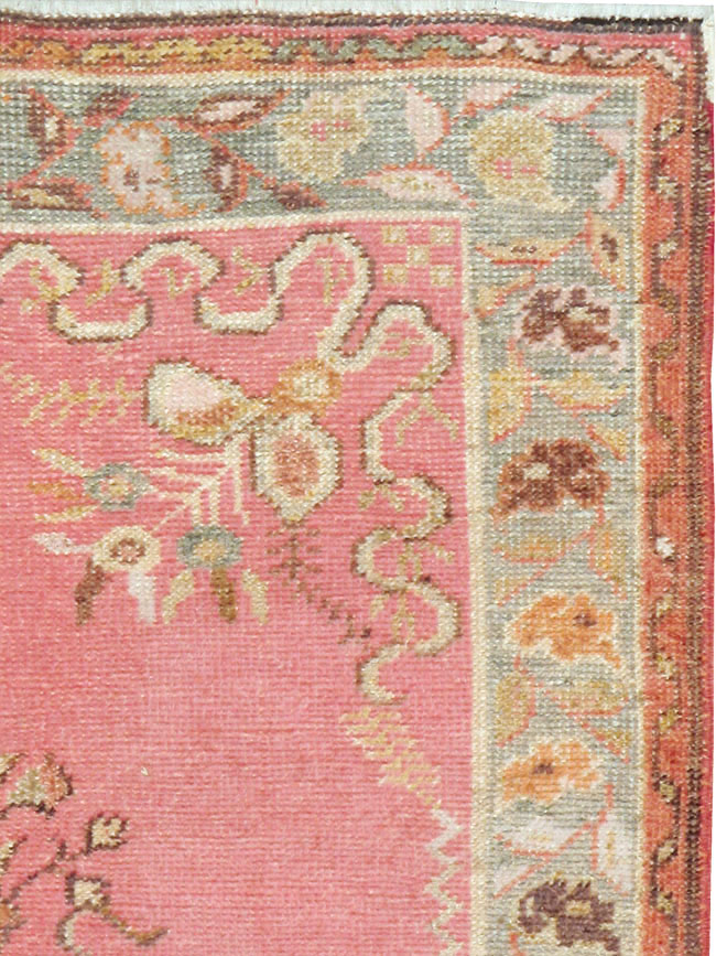 Antique Turkish Oushak Rug, No.15988 - Gsblank