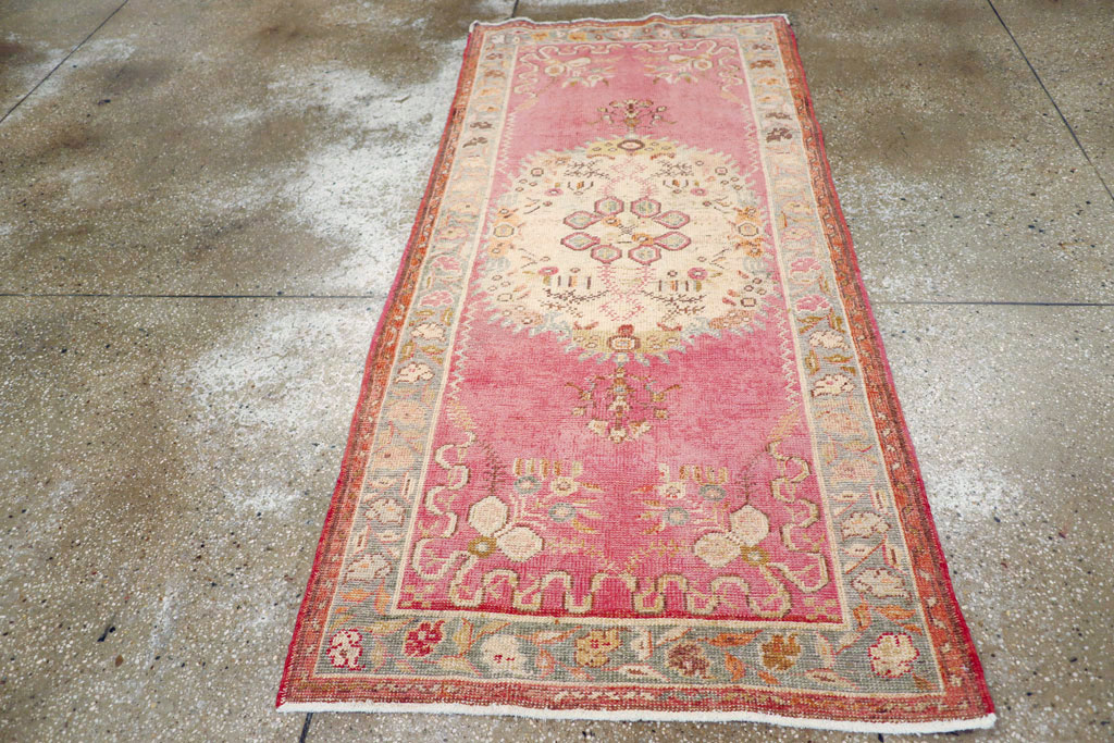 Antique Turkish Oushak Rug, No.15988 - Gsblank