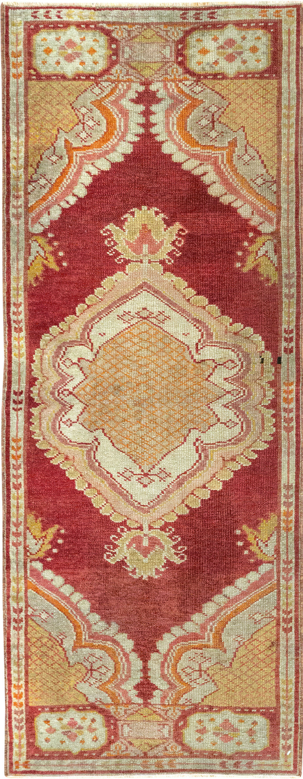 Vintage Turkish Oushak Rug, No.15996 - Gsblank
