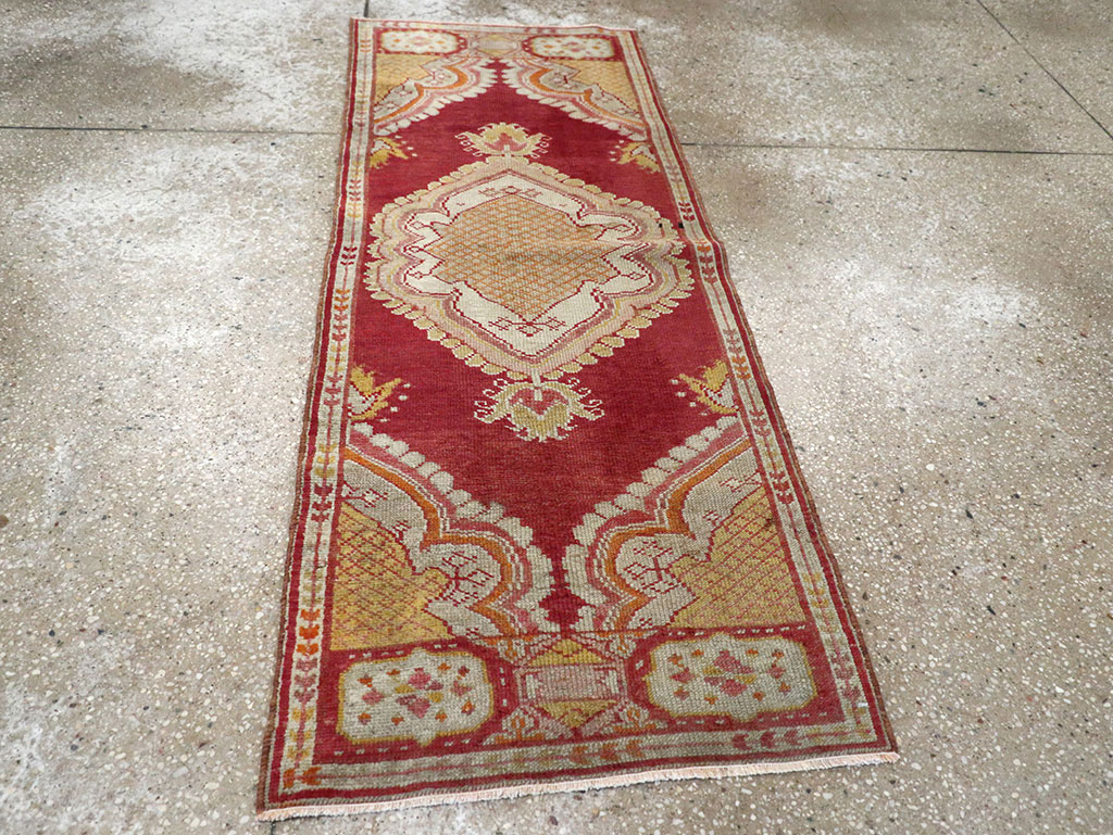 Vintage Turkish Oushak Rug, No.15996 - Gsblank