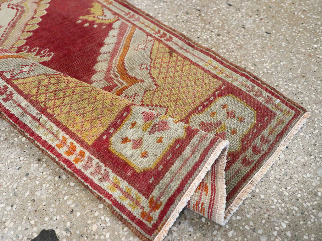 Vintage Turkish Oushak Rug, No.15996 - Gsblank