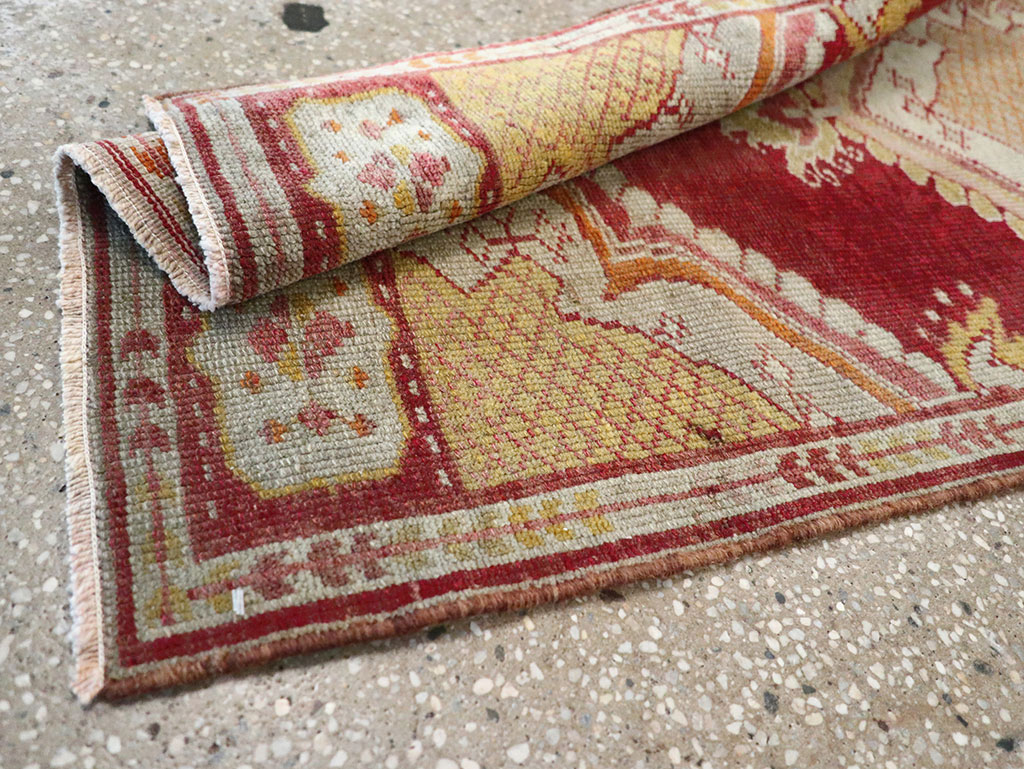 Vintage Turkish Oushak Rug, No.15996 - Gsblank