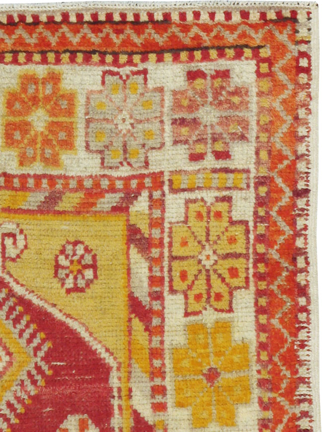Vintage Turkish Oushak Rug, No.16002 - Gsblank