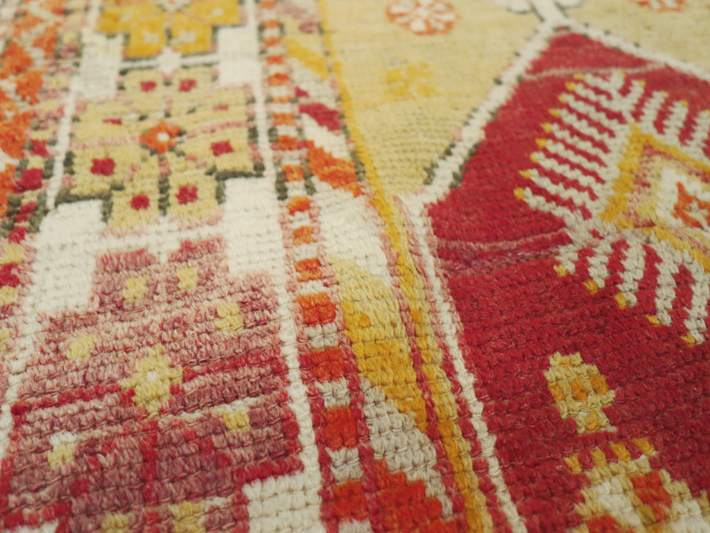 Vintage Turkish Oushak Rug, No.16002 - Gsblank