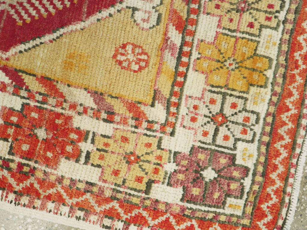 Vintage Turkish Oushak Rug, No.16002 - Gsblank
