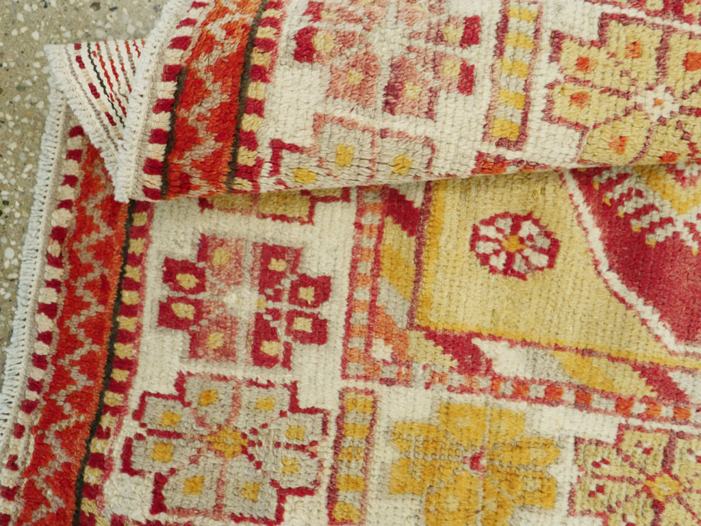 Vintage Turkish Oushak Rug, No.16002 - Gsblank