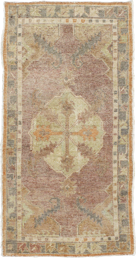 Antique Turkish Oushak Rug, No.16005 - Gsblank