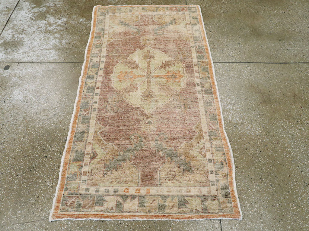 Antique Turkish Oushak Rug, No.16005 - Gsblank