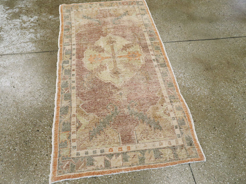 Antique Turkish Oushak Rug, No.16005 - Gsblank