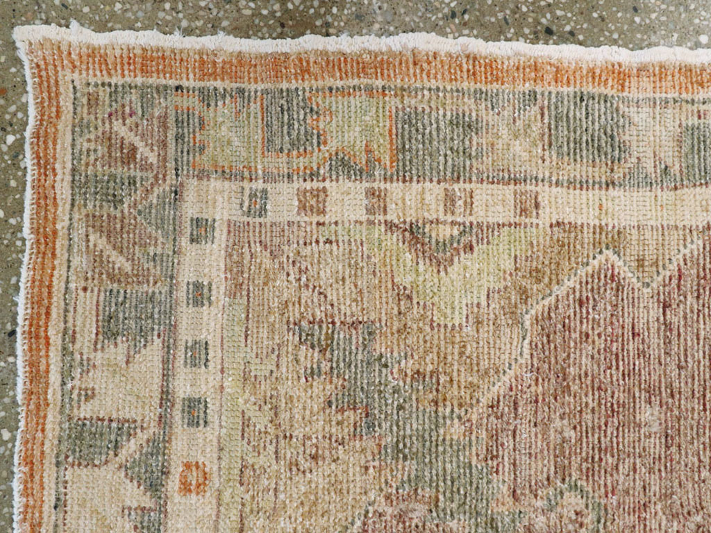 Antique Turkish Oushak Rug, No.16005 - Gsblank