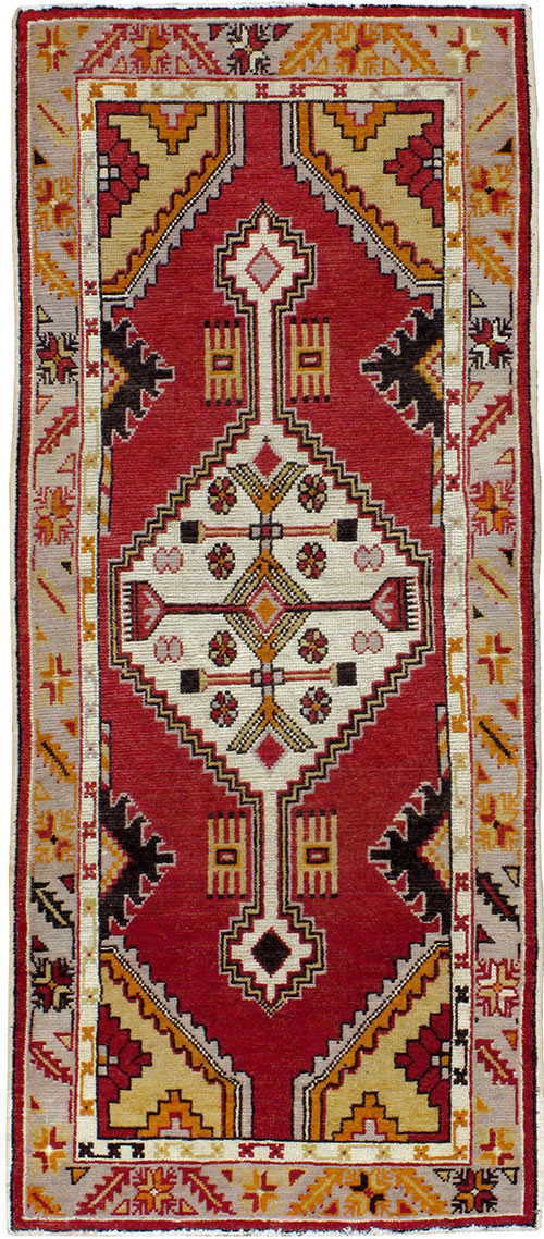 Vintage Turkish Oushak Rug, No.16020 - Gsblank