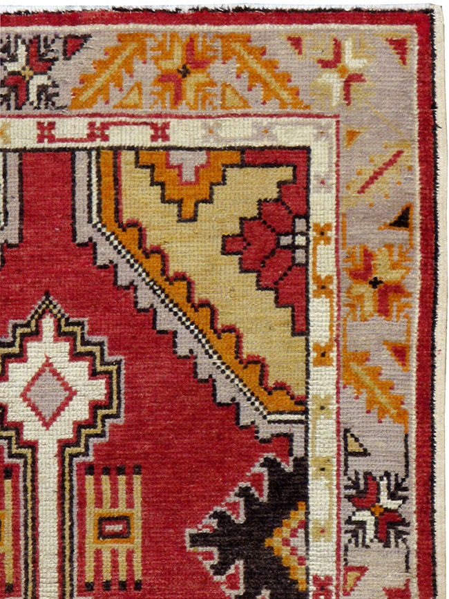 Vintage Turkish Oushak Rug, No.16020 - Gsblank