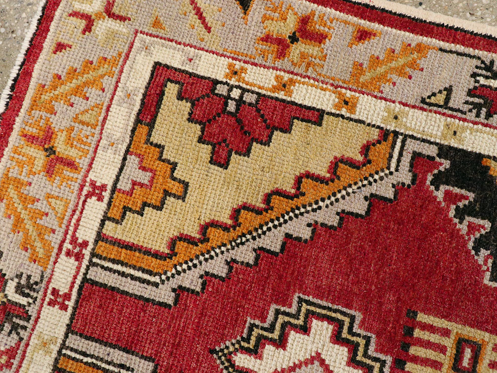 Vintage Turkish Oushak Rug, No.16020 - Gsblank