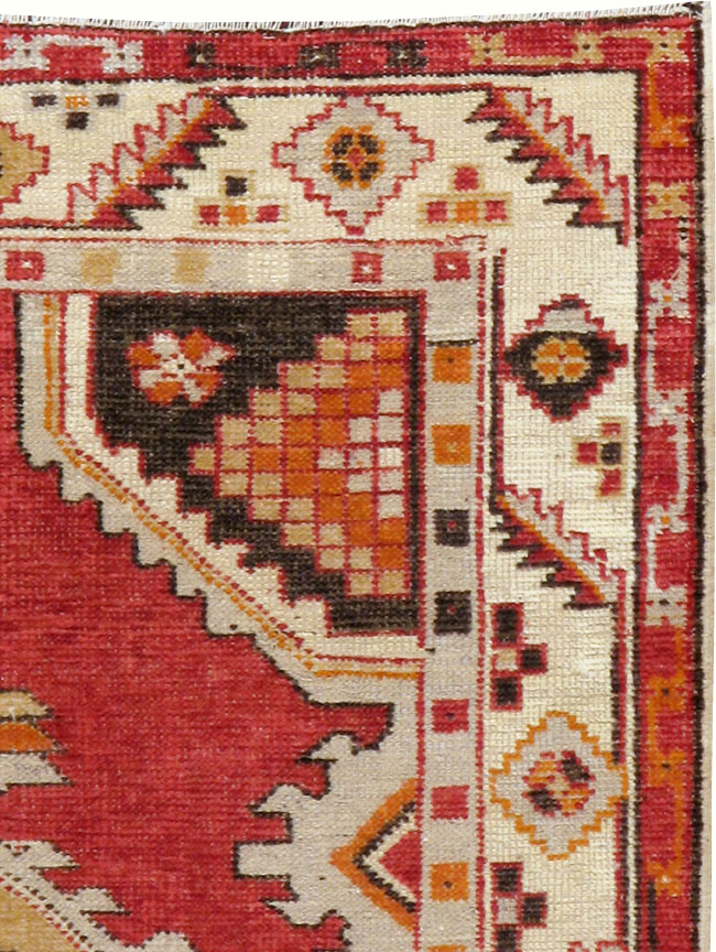 Vintage Turkish Oushak Rug, No.16021 - Gsblank
