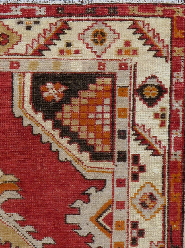 Vintage Turkish Oushak Rug, No.16021 - Gsblank