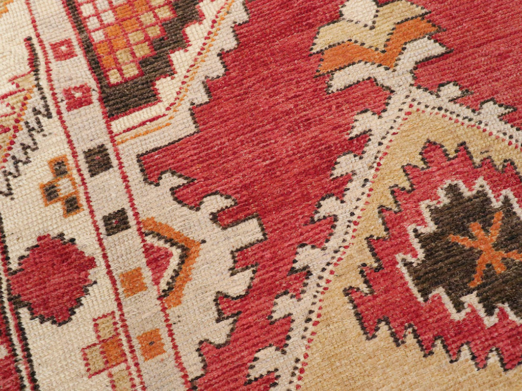 Vintage Turkish Oushak Rug, No.16021 - Gsblank