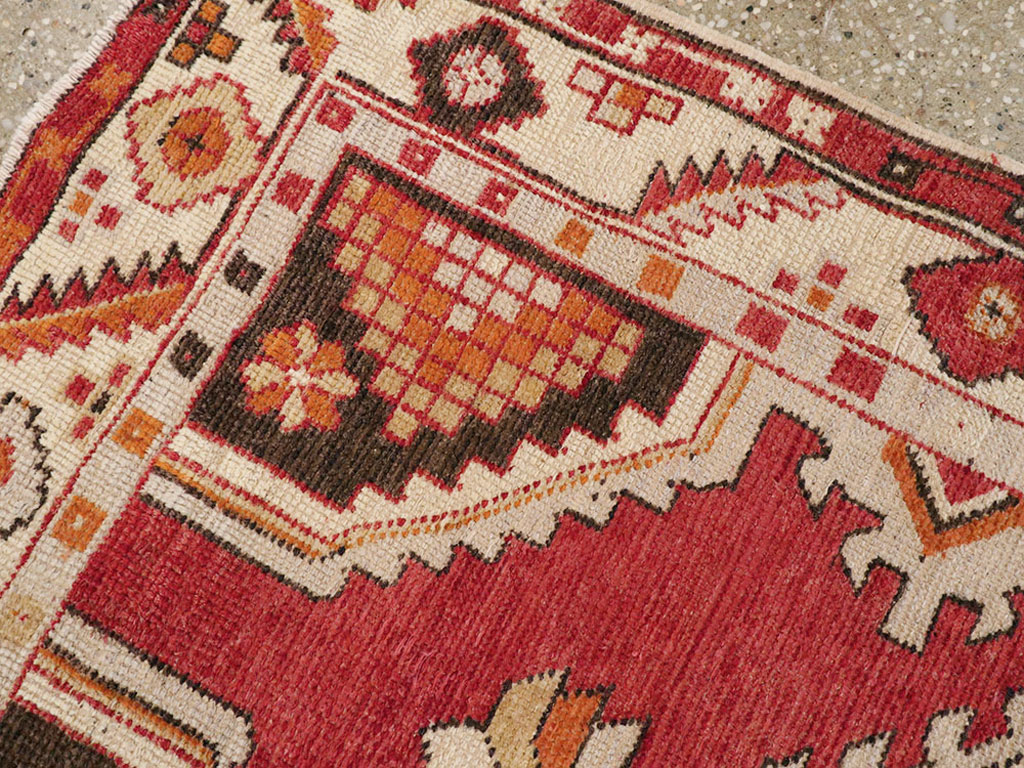 Vintage Turkish Oushak Rug, No.16021 - Gsblank