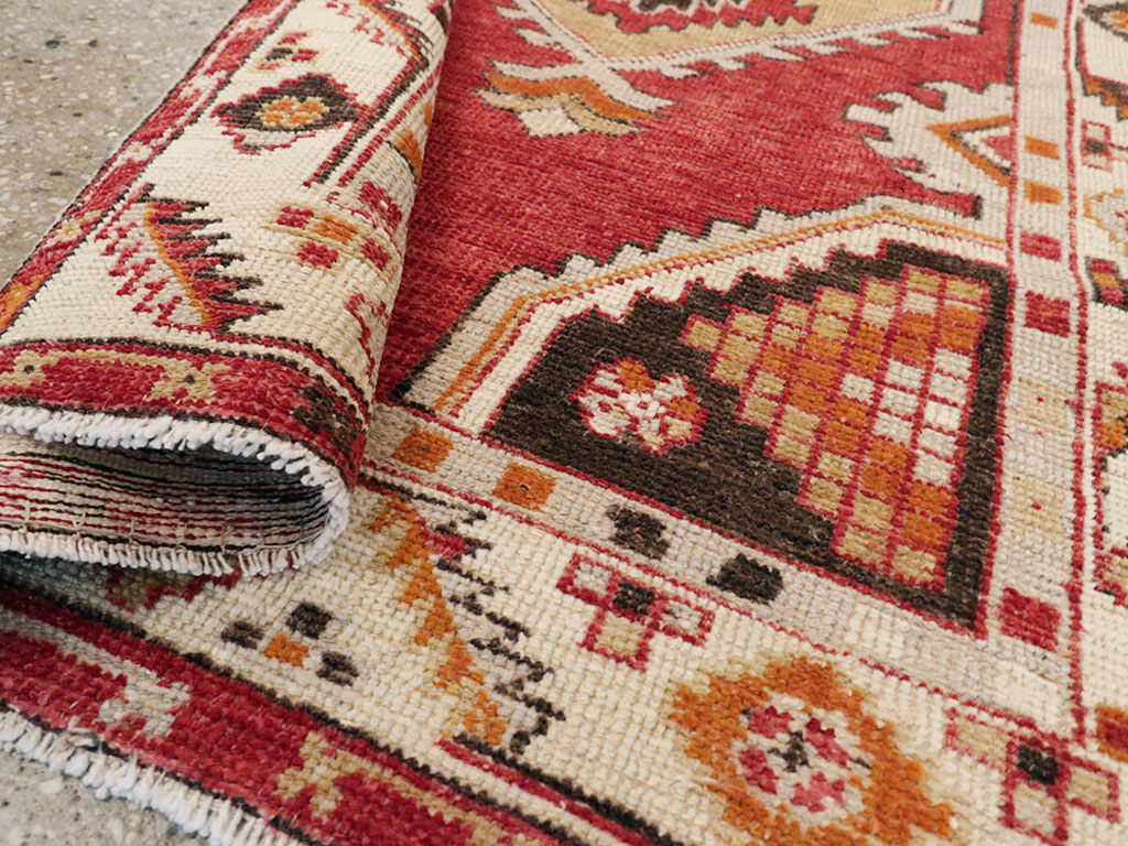 Vintage Turkish Oushak Rug, No.16021 - Gsblank