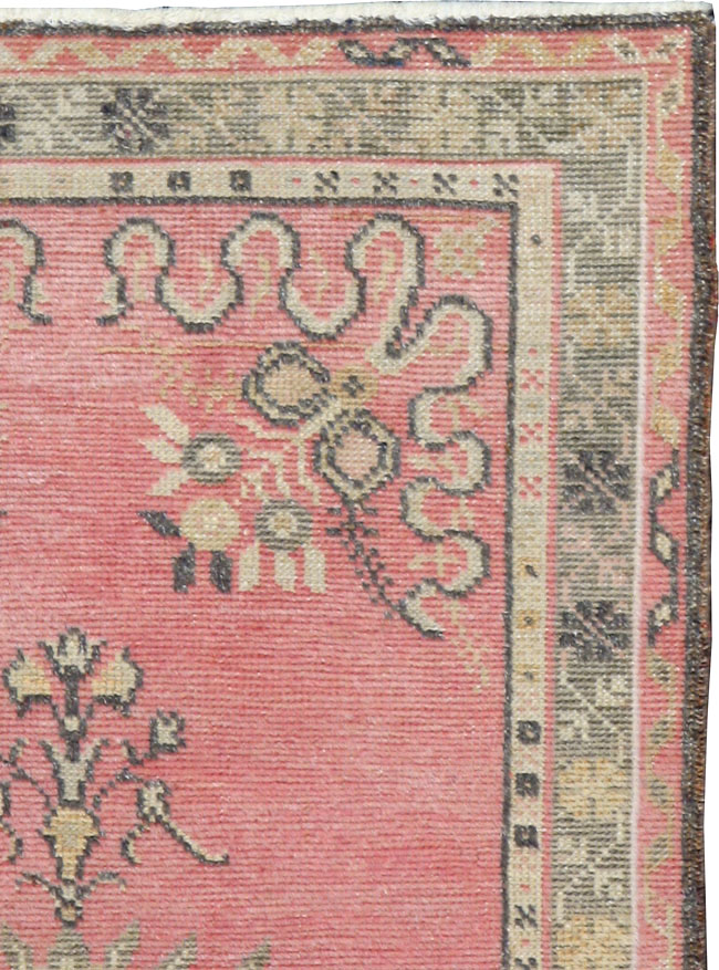 Vintage Turkish Oushak Rug, No.16023 - Gsblank