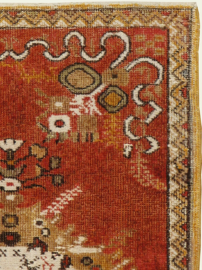 Vintage Turkish Oushak Rug, No.16028 - Gsblank
