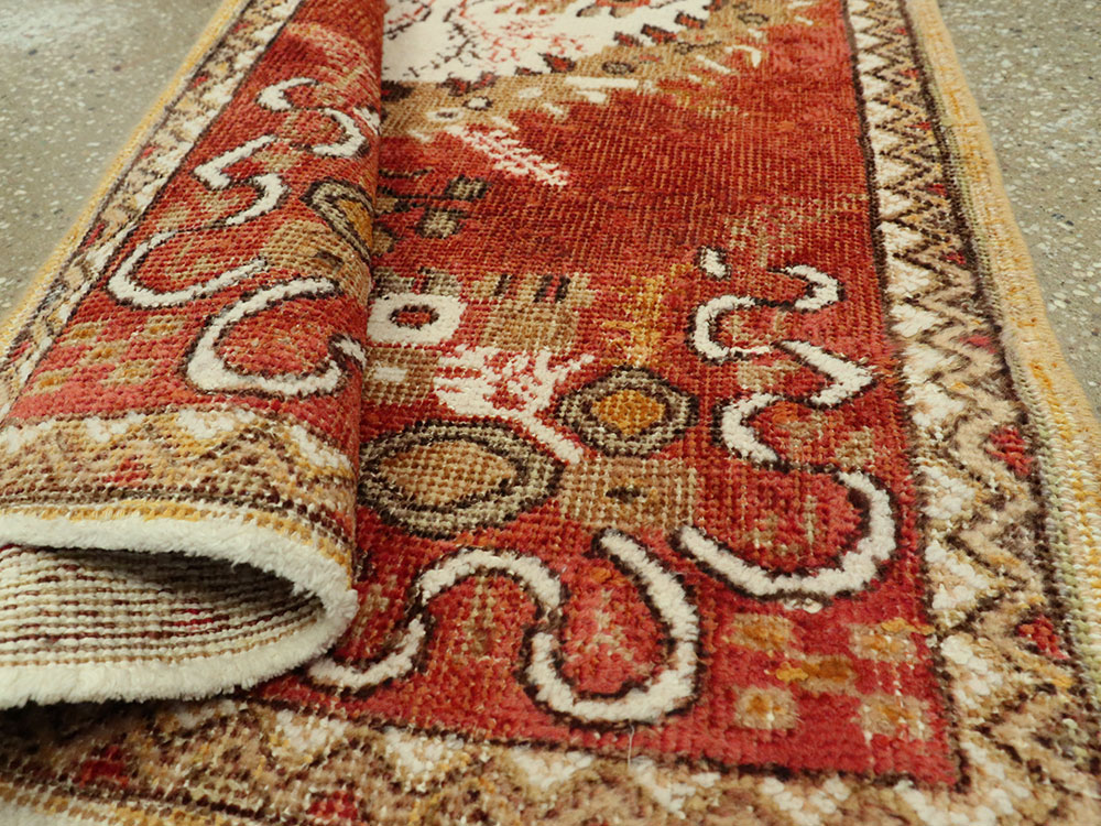 Vintage Turkish Oushak Rug, No.16028 - Gsblank