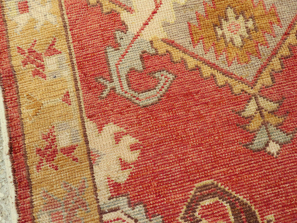 Vintage Turkish Oushak Rug, No.16031 - Gsblank