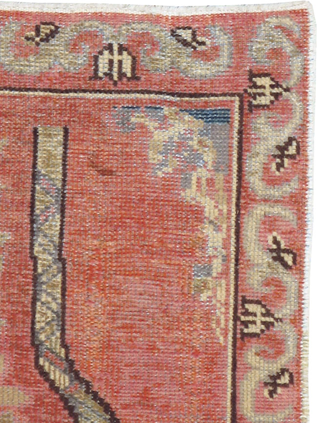 Vintage Turkish Oushak Rug, No.16035 - Gsblank
