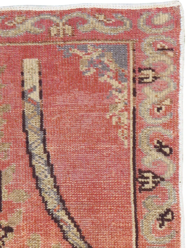 Vintage Turkish Oushak Rug, No.16035 - Gsblank