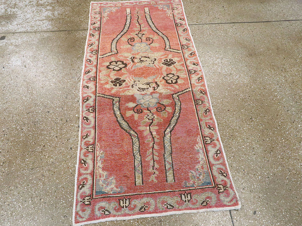 Vintage Turkish Oushak Rug, No.16035 - Gsblank