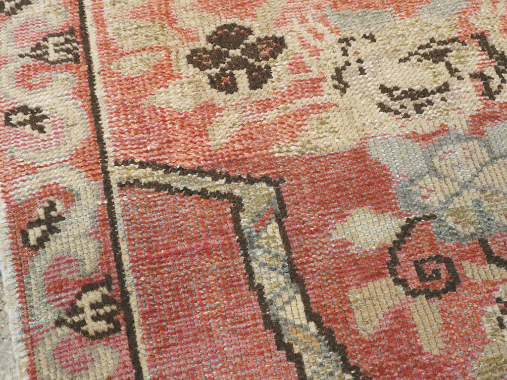 Vintage Turkish Oushak Rug, No.16035 - Gsblank