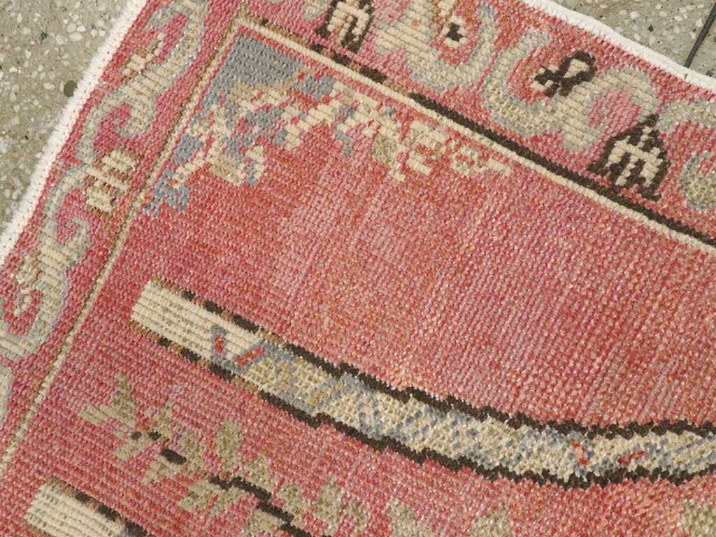 Vintage Turkish Oushak Rug, No.16035 - Gsblank