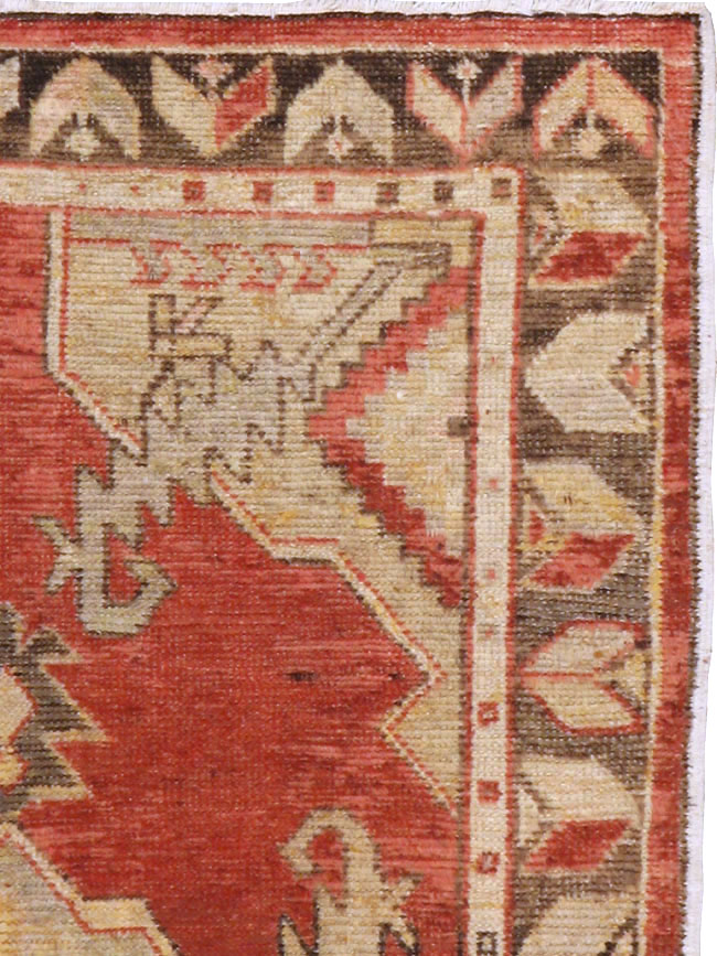 Vintage Turkish Oushak Rug, No.16037 - Gsblank