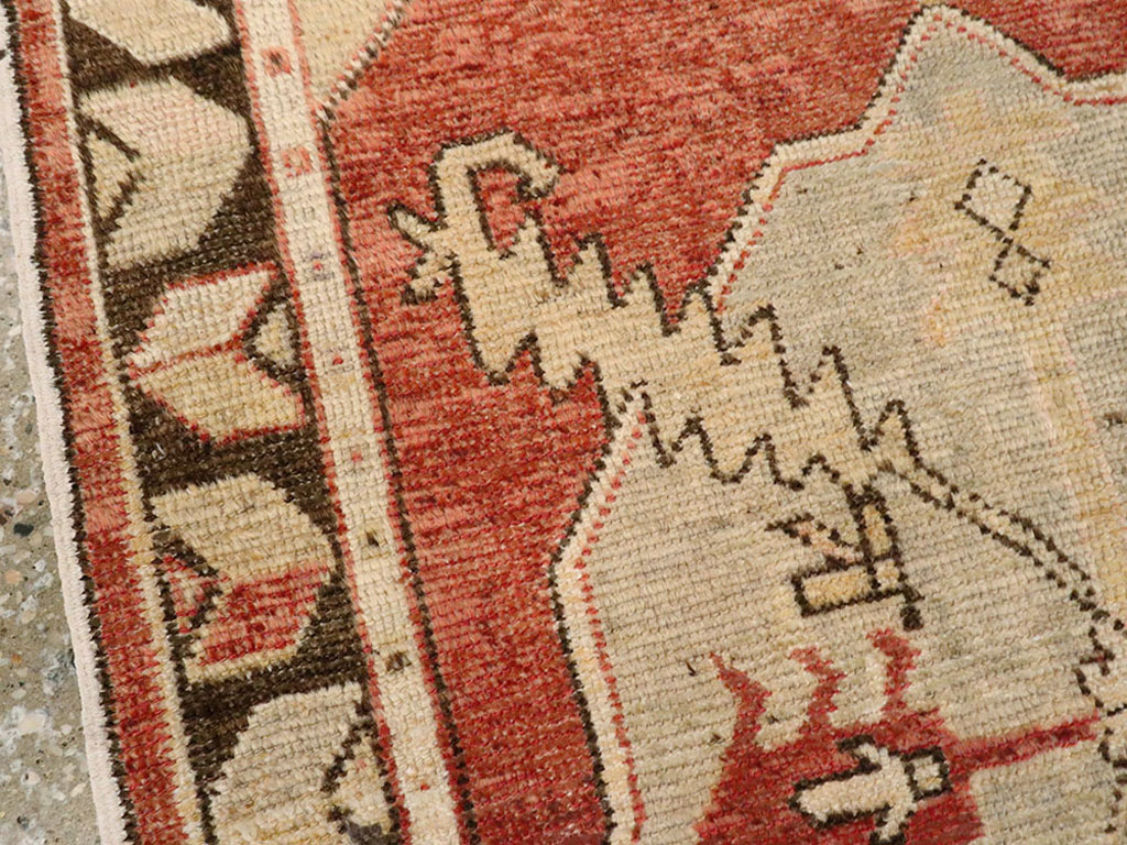 Vintage Turkish Oushak Rug, No.16037 - Gsblank